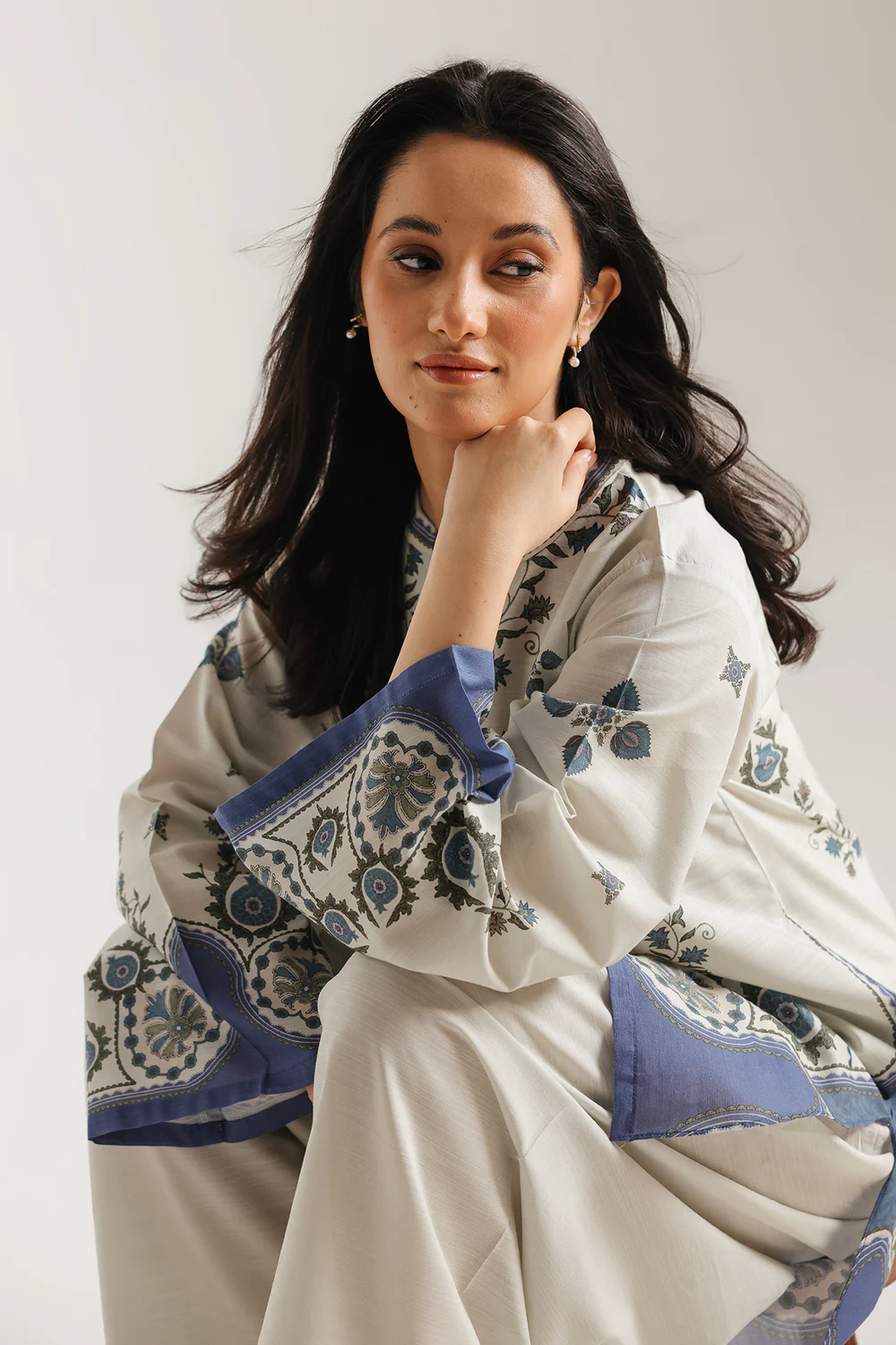 Misty Blue Kurta Set