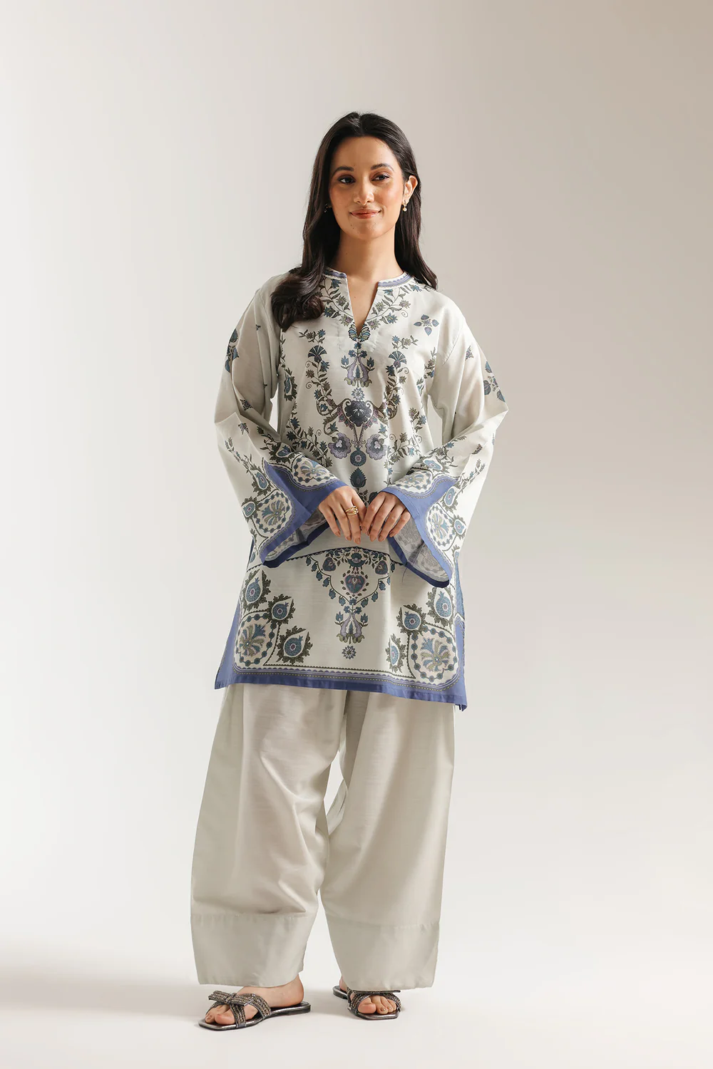Misty Blue Kurta Set