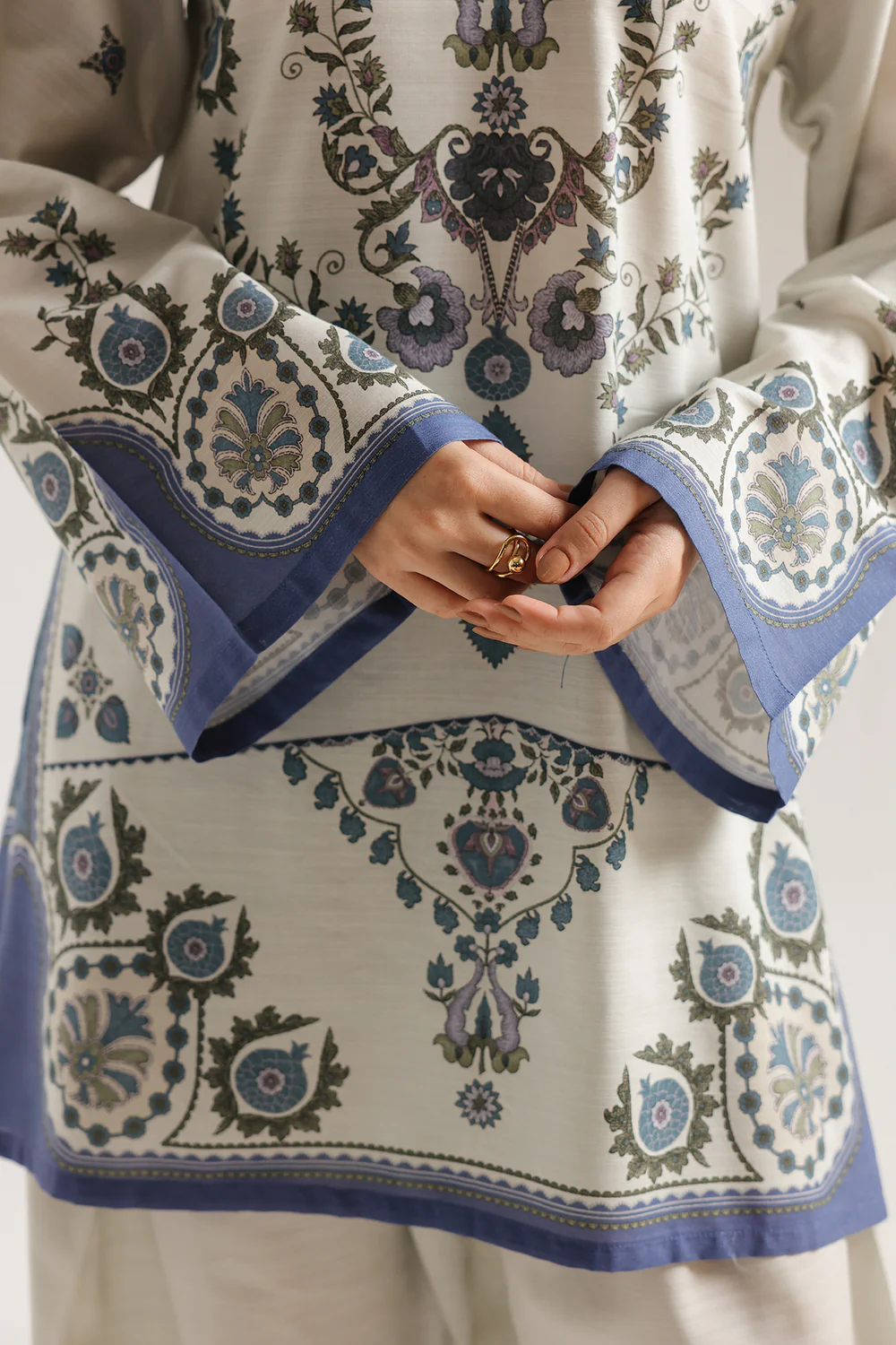 Misty Blue Kurta Set