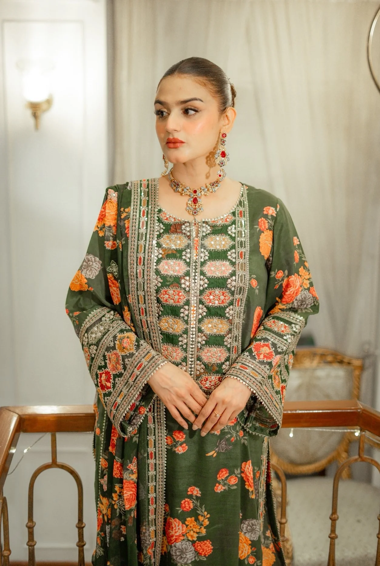 kareena - Heavy Embroidered Silk 3 Pc Suit