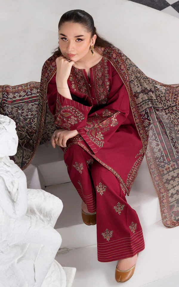 Abira Emb Farshi PLazo 3pc